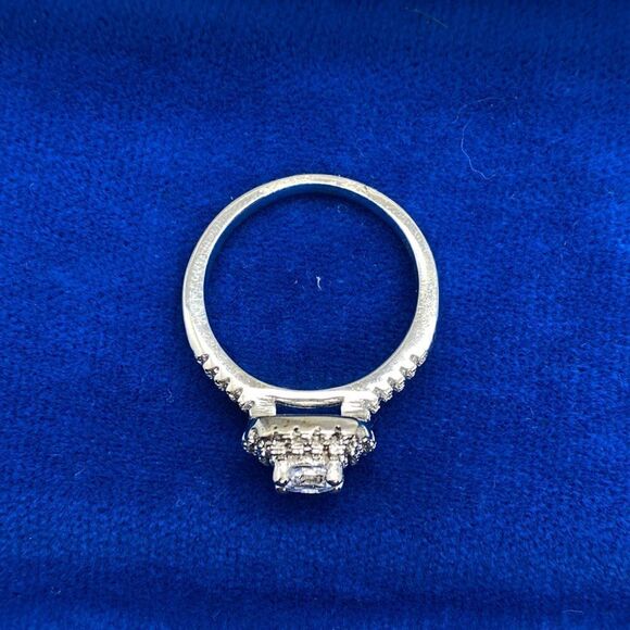 💛 925 CZ Engagement Ring - Picture 2 of 5